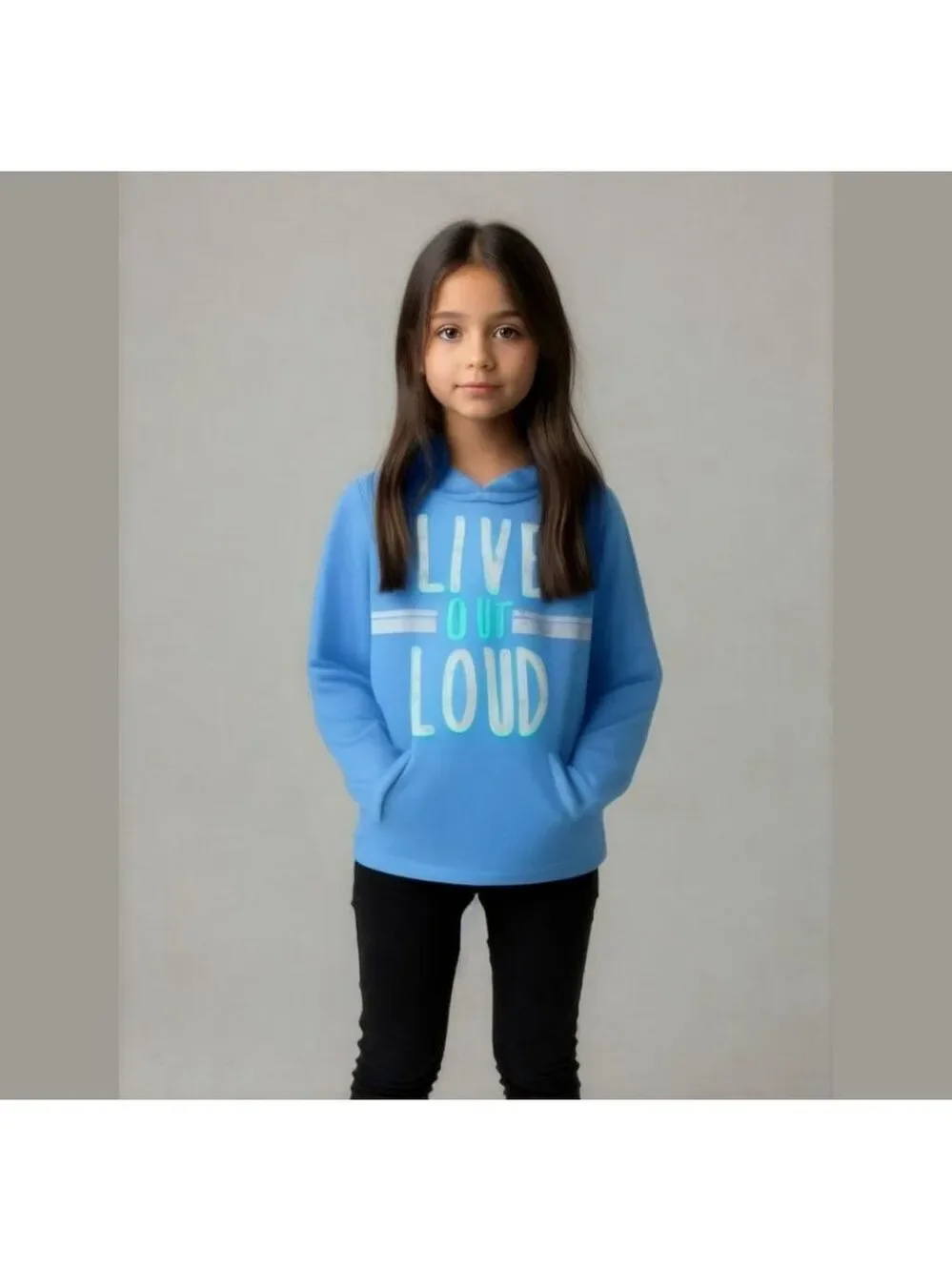 Girls 10/12 Hoodie and Velour Pants Bundle